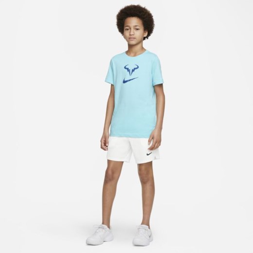 T-shirt do tenisa dla dużych dzieci NikeCourt Dri-FIT Rafa - Niebieski Nike M Nike poland