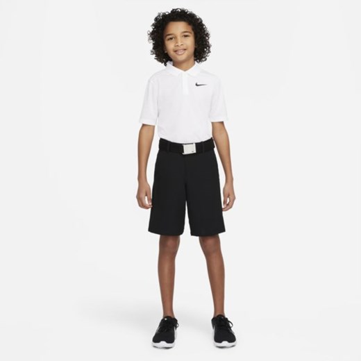 Koszulka polo do golfa dla dużych dzieci (chłopców) Nike Dri-FIT Victory - Biel Nike XL Nike poland