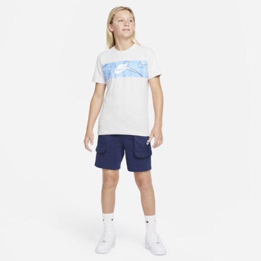 T-shirt dla dużych dzieci (chłopców) Nike Sportswear - Szary Nike XS Nike poland