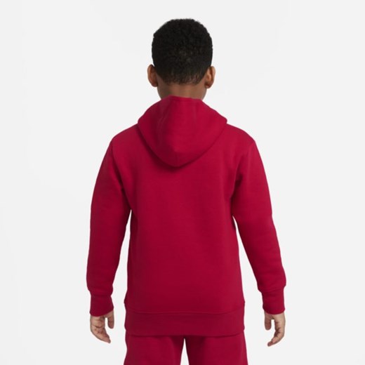 Bluza z kapturem dla dużych dzieci (chłopców) Jordan - Czerwony Jordan L Nike poland