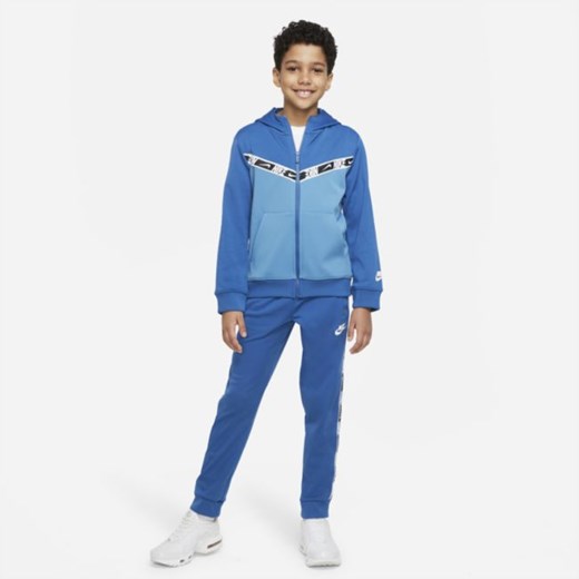 Bluza z kapturem i zamkiem na całej długości dla dużych dzieci (chłopców) Nike Nike S Nike poland