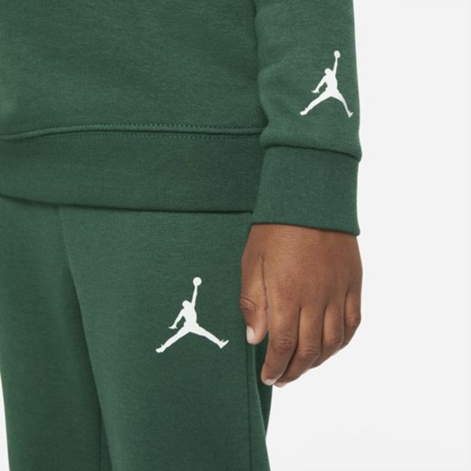 Zestaw bluza z kapturem i spodnie dla maluchów Jordan - Zieleń Jordan 4T Nike poland