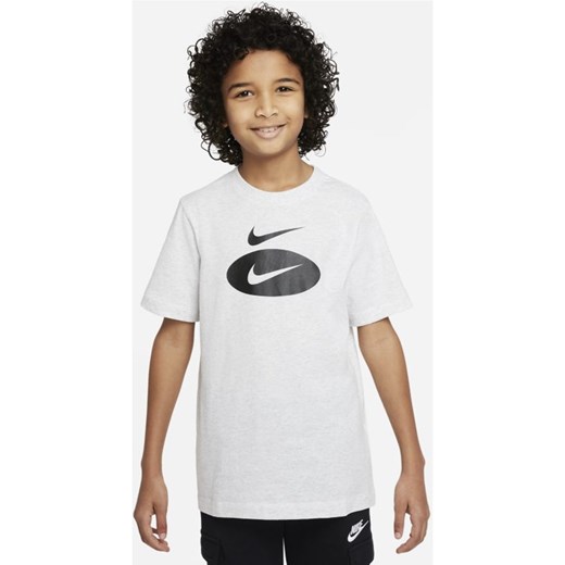 T-shirt dla dużych dzieci (chłopców) Nike Sportswear - Brązowy Nike M Nike poland
