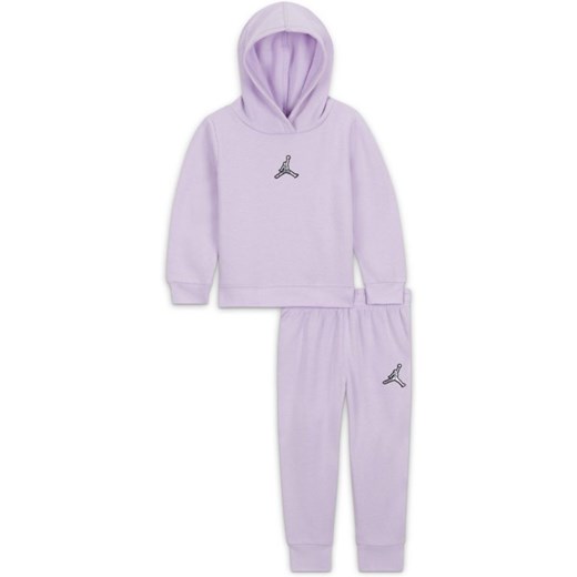 Zestaw bluza z kapturem i spodnie dla niemowląt (12–24 M) Jordan - Fiolet Jordan 24M Nike poland