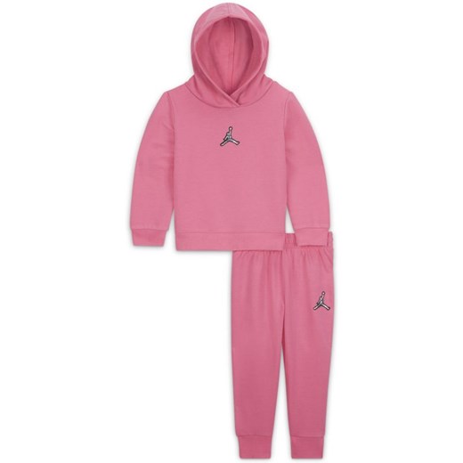 Zestaw bluza z kapturem i spodnie dla niemowląt (12–24 M) Jordan - Różowy Jordan 44.5 Nike poland
