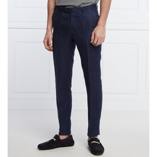 Oscar Jacobson Lniane spodnie Denz | Regular Fit ze sklepu Gomez Fashion Store w kategorii Spodnie męskie - zdjęcie 133534920