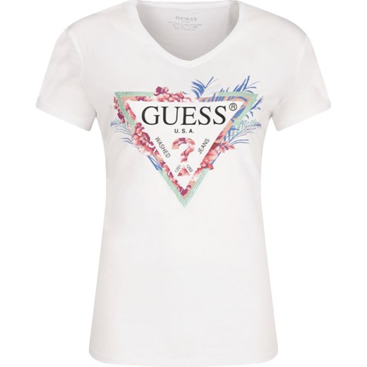 GUESS JEANS T-shirt KATHE | Slim Fit ze sklepu Gomez Fashion Store w kategorii Bluzki damskie - zdjęcie 133535274