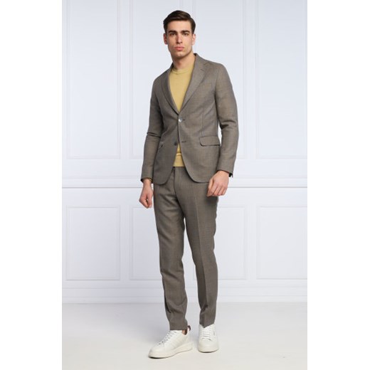 Oscar Jacobson Wełniane spodnie Denz | Slim Fit Oscar Jacobson 52 Gomez Fashion Store