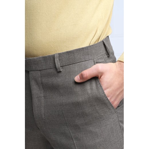 Oscar Jacobson Wełniane spodnie Denz | Slim Fit Oscar Jacobson 52 Gomez Fashion Store