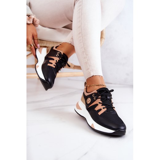 Buty Sportowe Sneakersy Czarne Imperio Vinceza 36 ZAZOO Dominika Moś