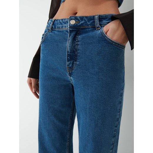 Mohito - Jeansy wide leg - Niebieski Mohito 40 Mohito