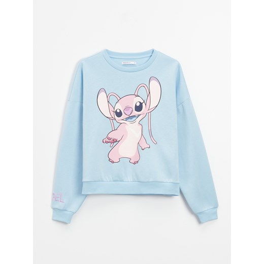 Bluza z nadrukiem Lilo & Stitch - Niebieski House XS House