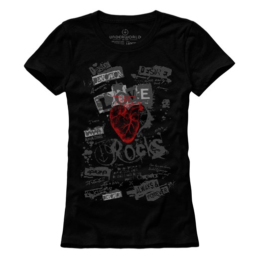 T-shirt damski UNDERWORLD Rocks ze sklepu morillo w kategorii Bluzki damskie - zdjęcie 133627700