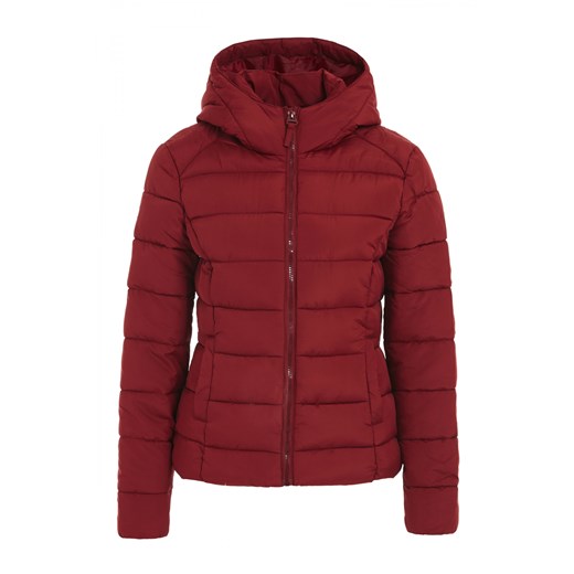 Plain heavy quilted jacket terranova czerwony kurtki