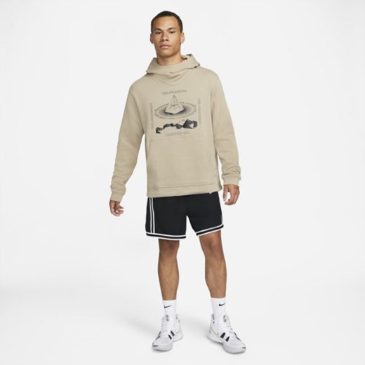 Męska bluza z kapturem Kyrie - Brązowy Nike L Nike poland