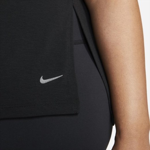 Koszulka damska (duże rozmiary) Nike Yoga Dri-FIT - Czerń Nike 3X Nike poland