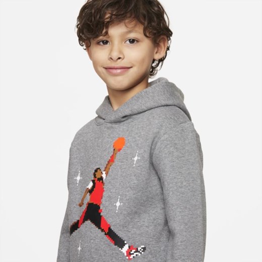 Bluza z kapturem dla małych dzieci Jordan - Szary Jordan 38.5 okazja Nike poland