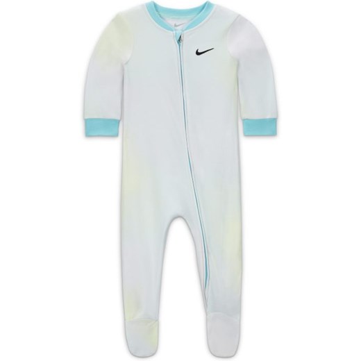 Rozpinany pajacyk dla niemowląt (0–9 M) Nike - Niebieski Nike 6-9M Nike poland okazja