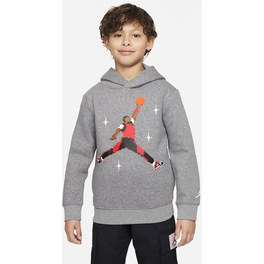 Bluza z kapturem dla małych dzieci Jordan - Szary Jordan 38.5 Nike poland wyprzedaż