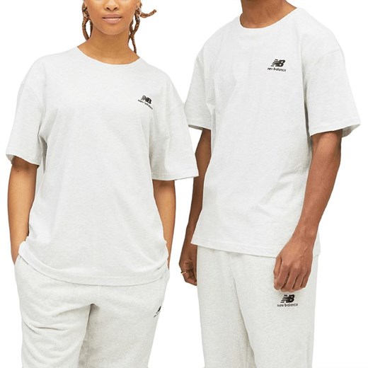 Koszulka New Balance UT21503SAH - szara ze sklepu streetstyle24.pl w kategorii T-shirty męskie - zdjęcie 133661610