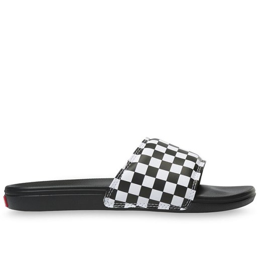 Klapki Vans Checkerboard La Costa Slide-On VN0A5HF527I1 - czarno-białe ze sklepu streetstyle24.pl w kategorii Klapki męskie - zdjęcie 133661890