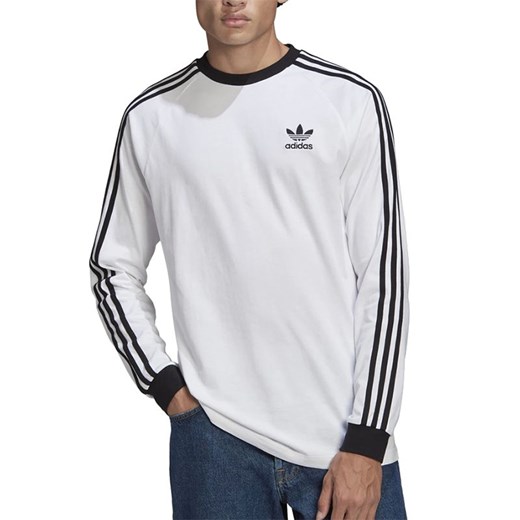 Koszulka adidas Adicolor Classics 3-Stripes Long Sleeve GN3477 - biała M okazyjna cena streetstyle24.pl