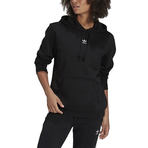 Bluza adidas Originals Adicolor Essentials Fleece Hoodie H34725 - czarna ze sklepu streetstyle24.pl w kategorii Bluzy damskie - zdjęcie 133663572