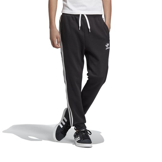 Spodnie dresowe adidas Originals 3-Stripes DV2872 - czarne ze sklepu streetstyle24.pl w kategorii Spodnie chłopięce - zdjęcie 133663930