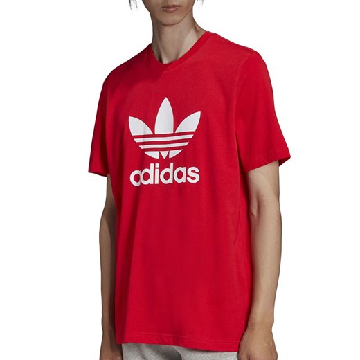 Koszulka adidas Originals Adicolor Classics Trefoil HE9511 - czerwona ze sklepu streetstyle24.pl w kategorii T-shirty męskie - zdjęcie 133665070