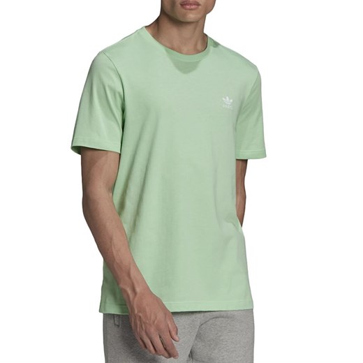 Koszulka adidas Originals Loungewear Adicolor Essentials Trefoil Tee H34633 - zielona ze sklepu streetstyle24.pl w kategorii T-shirty męskie - zdjęcie 133665483