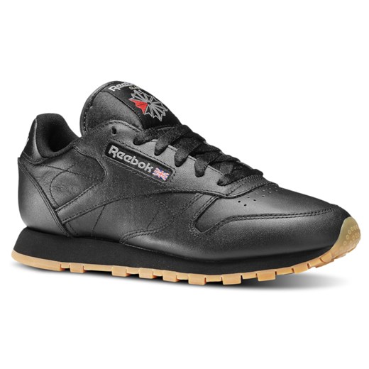 Buty Reebok Classic Leather 49804 - czarne ze sklepu streetstyle24.pl w kategorii Buty sportowe damskie - zdjęcie 133666051