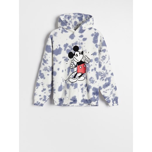 Reserved - Bluza z kapturem Mickey Mouse - Kremowy Reserved 164 Reserved