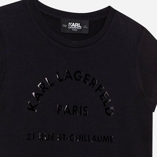 Koszulka dziecięca Karl Lagerfeld Short Sleeves Tee-Shirt Z15351 09B Karl Lagerfeld 138 sneakerstudio.pl