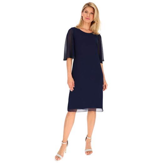 Elegancka sukienka granatowa 58623 Lavard 44 Lavard