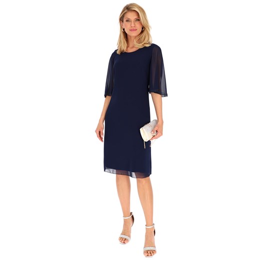 Elegancka sukienka granatowa 58623 Lavard 46 Lavard