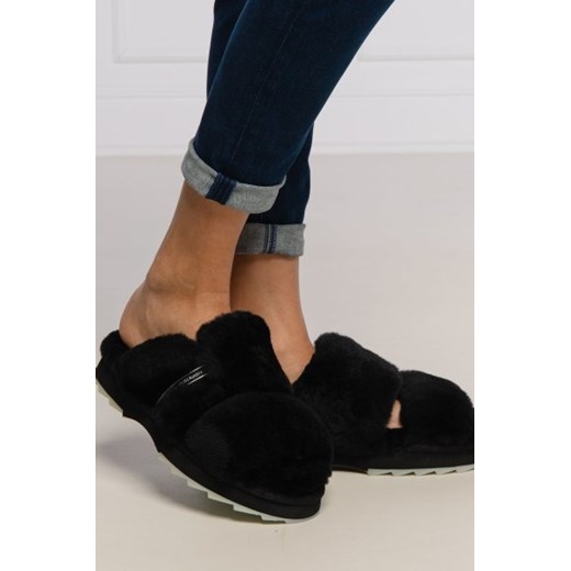 EMU Australia Wełniane obuwie domowe wobbegong | z dodatkiem skóry Emu Australia 38 okazyjna cena Gomez Fashion Store