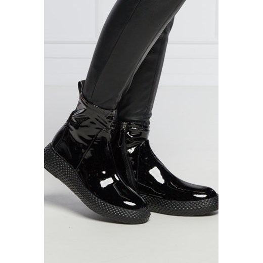 Emporio Armani Sneakersy | z dodatkiem skóry Emporio Armani 38,5 wyprzedaż Gomez Fashion Store
