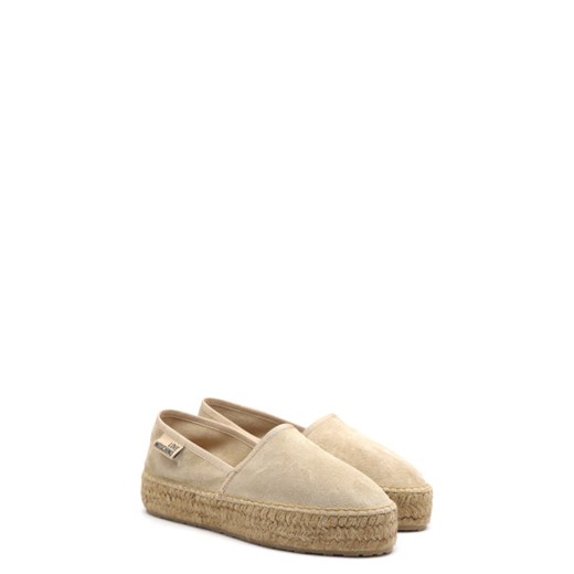 Love Moschino Skórzane espadryle Love Moschino 40 promocja Gomez Fashion Store