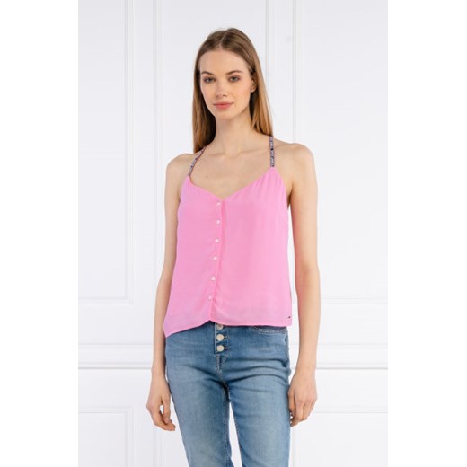 Tommy Jeans Top TJW CAMI | Regular Fit Tommy Jeans XL promocja Gomez Fashion Store