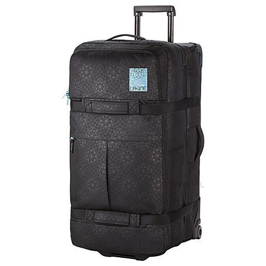Torba podróżna na kółkach średnia 65L Split Roller lattice floral Dakine lux4u-pl czarny abstrakcyjne wzory