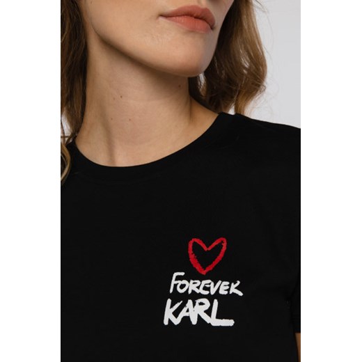 Karl Lagerfeld T-shirt Forever Karl | Regular Fit Karl Lagerfeld M okazja Gomez Fashion Store