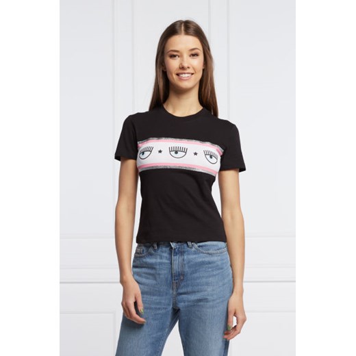 Chiara Ferragni T-shirt | Slim Fit Chiara Ferragni M wyprzedaż Gomez Fashion Store