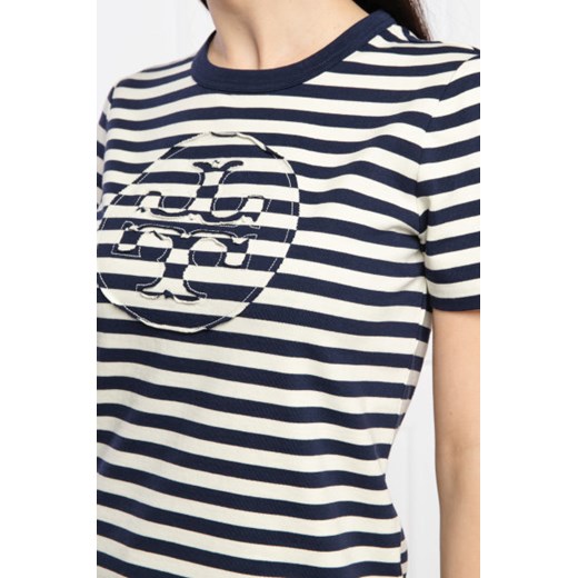 TORY BURCH T-shirt Striped Logo | Regular Fit Tory Burch XS Gomez Fashion Store