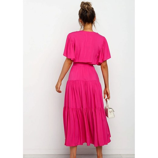 Sukienka w kolorze różowym Tina L promocyjna cena Limango Polska