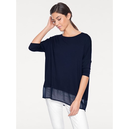 Koszulka w kolorze granatowym Heine 48 wyprzedaż Limango Polska