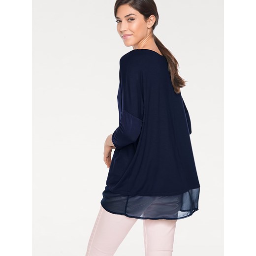 Koszulka w kolorze granatowym Heine 44 okazja Limango Polska