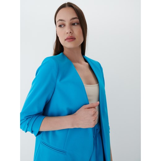 Mohito - Niebieska marynarka oversize - Niebieski Mohito 38 Mohito