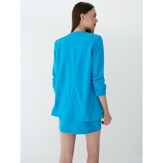 Mohito - Niebieska marynarka oversize - Niebieski Mohito 38 Mohito