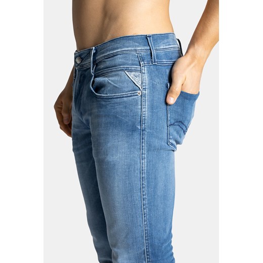 Spodnie jeansowe męskie niebieskie Replay Jeans Hyperflex Replay 36/34 Sneaker Peeker