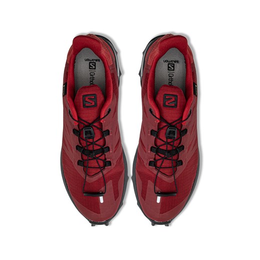 Buty trekkingowe męskie czerwone Salomon SUPERCROSS 3 GORE-TEX Salomon 43 1/3 Sneaker Peeker